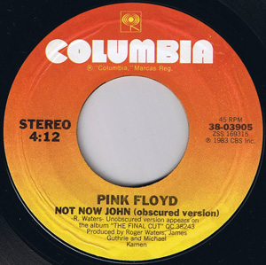 Pink Floyd Not Now John Records, LPs, Vinyl and CDs MusicStack