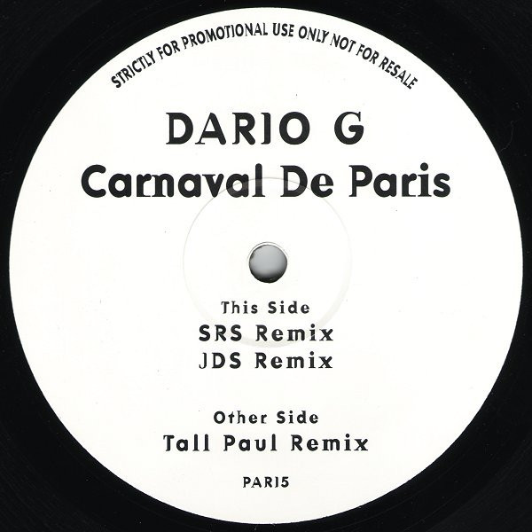 DARIO G - CARNAVAL DE PARIS TALL PAUL