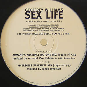 GEOFFREY WILLIAMS - SEX LIFE