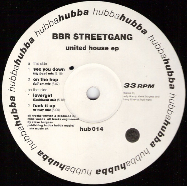 BBR STREETGANG - UNITED HOUSE EP