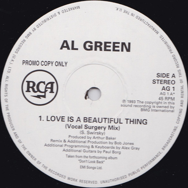 Al Green - Love Is A Beautiful Thing