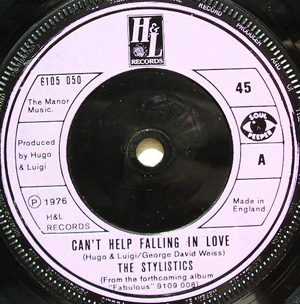 Stylistics - Cant Help Falling In Love