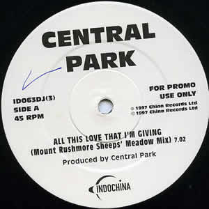 CENTRAL PARK - ALL THIS LOVE THAT IM GIVING (DOUBLE)