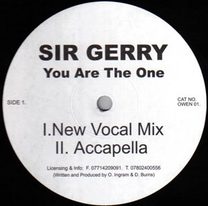 Sir Gerry - You Are The One