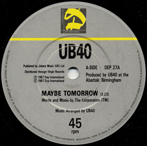 UB40 - Maybe Tomorrow