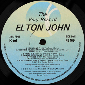 Elton John - The Very Best Of Elton John