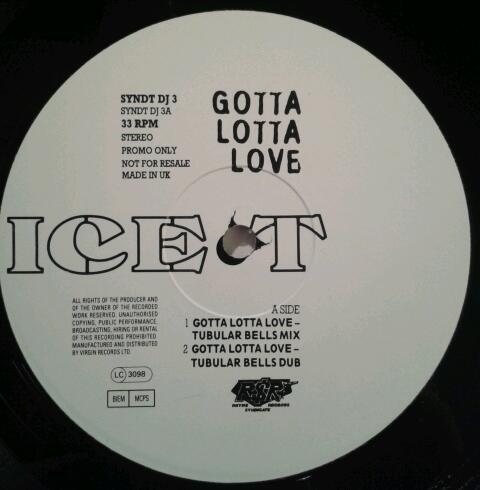 ICE T - GOTTA LOTTA LOVE