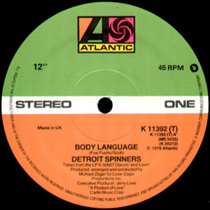 DETROIT SPINNERS - BODY LANGUAGE
