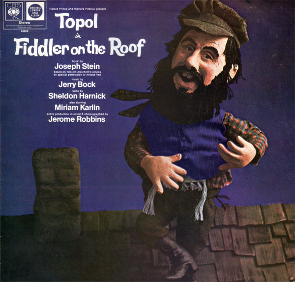 Harold Prince And Richard Pilbrow - Fiddler On The Roof Original London Cast