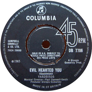 Yardbirds - Evil Hearted You  Still Im Sad