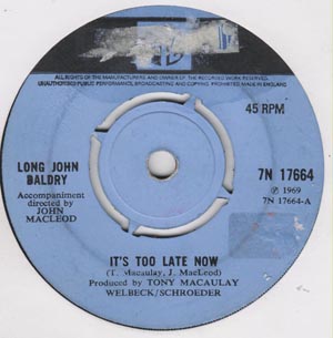 Long John Baldry - Its Too Late Now