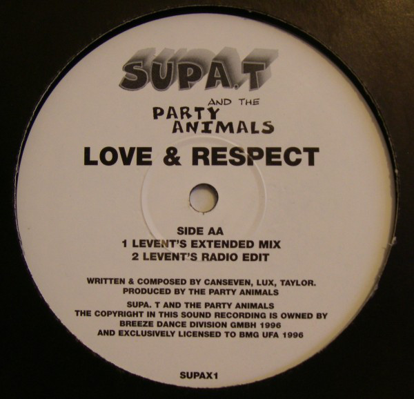 SUPA. T AND THE PARTY ANIMALS - LOVE & RESPECT