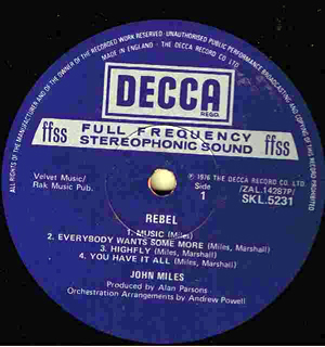 John Miles - Rebel