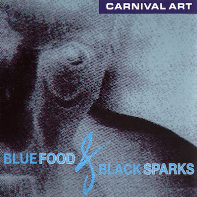 Carnival Art - Blue Food  Black Sparks
