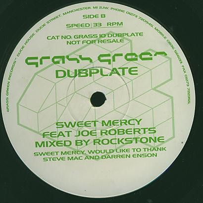 Sweet Mercy - Happy Days Dubplate