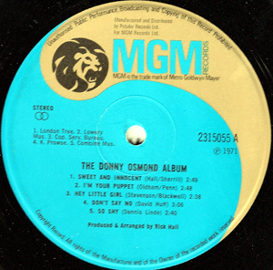 Donny Osmond - The Donny Osmond Album