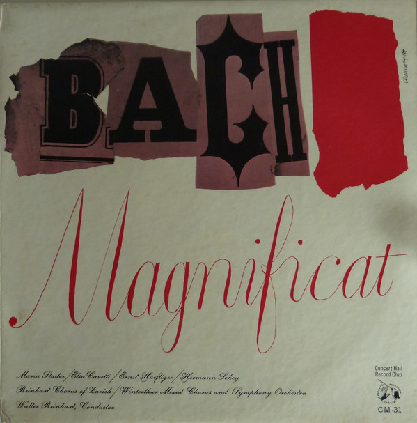 Maria Stader -  Bach Magnificat In D Major