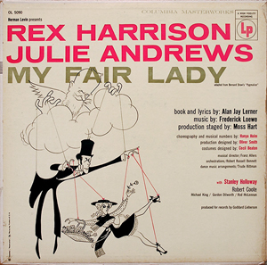 REX HARRISON JULIE ANDREWS STANLEY HOLLOWAY - MY FAIR LADY OST