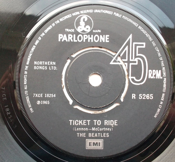 Beatles The - Ticket To Ride  Yes It Is