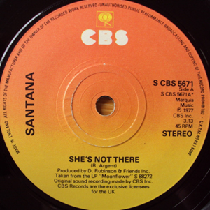 Santana - Shes Not There