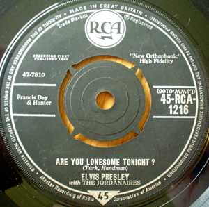 Elvis Presley With Jordanaires The - Are You Lonesome Tonight