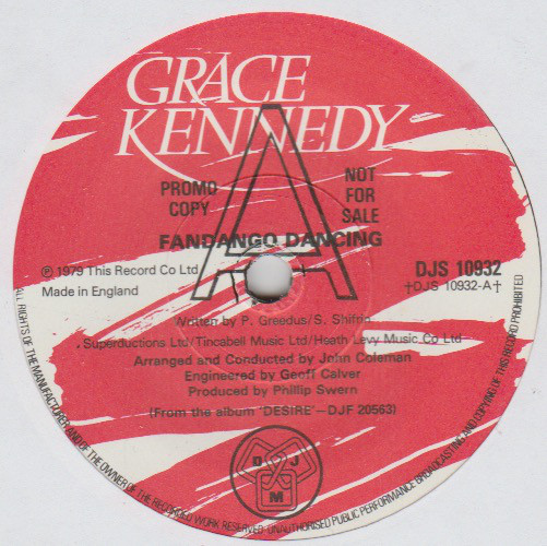 Grace Kennedy - Fandango Dancing My Heart Keeps Breaking Over You