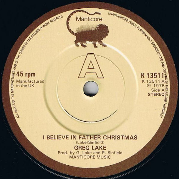Greg Lake - I Believe In Father Christmas