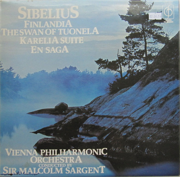 SIBELIUS  Vienna Phil  Malcolm Sargent - FINLANDIA SWAN OF TUONELA KARELIA SUITE