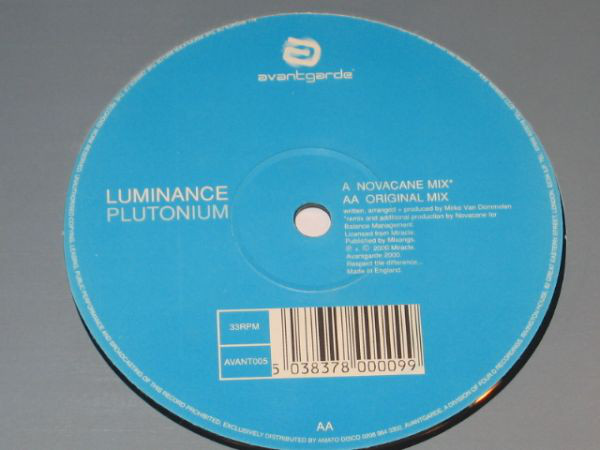 LUMINANCE - PLUTONIUM