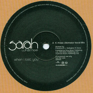 SARAH WHATMORE - WHEN I LOST YOU REMIXES