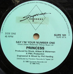 Princess - Say Im Your Number One