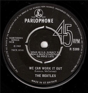 Beatles, The - We Can Work It Out / Day Tripper