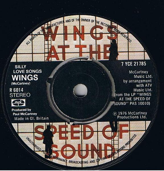 Wings - Silly Love Songs