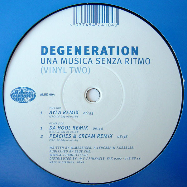 DEGENERATION - UNA MUSICA SENZA RITMO