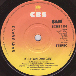 Garys Gang - Keep On Dancin