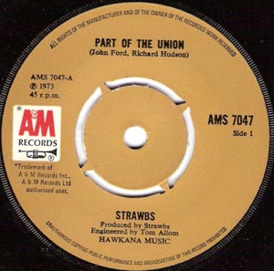 Strawbs - Part Of The Union  Will You Go