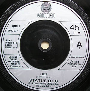 Status Quo - Lies  Dont Drive My Car