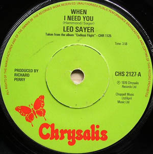Leo Sayer - When I Need You