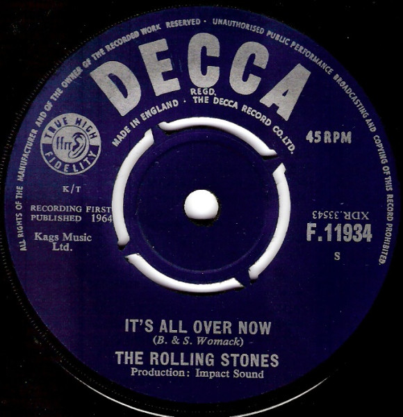 Rolling Stones The - Its All Over Now