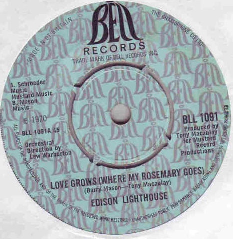 Edison Lighthouse - Love Grows Where My Rosemary Goes