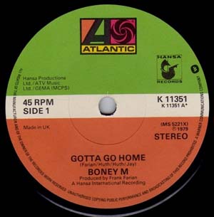 Boney M - Gotta Go Home