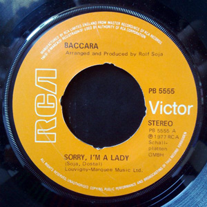 Baccara - Sorry Im A Lady