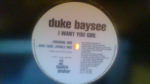 Duke Baysee - I Want You Girl