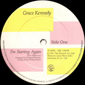 Grace Kennedy - Im Starting Again