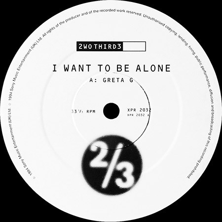 2wo Third3 - I Want To Be Alone