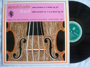 Bruch  Mendelssohn  JULIAN OLEVSKY - Violin Concerto E Min op 64 Gmin Op 26