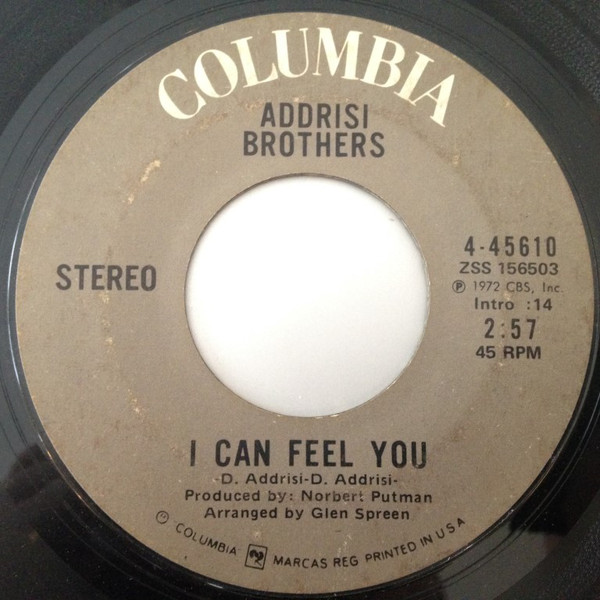 Addrisi Brothers - I Can Feel You