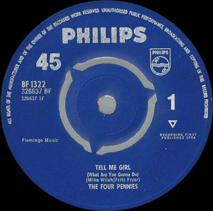 Four Pennies The - Tell Me Girl  Juliet