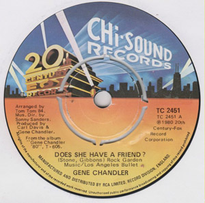 Gene Chandler - Does She Have A Friend