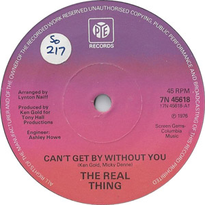 Real Thing The - Cant Get By Without You